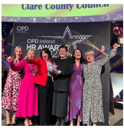 Claire County Council at the CIPD Ireland HR Awards